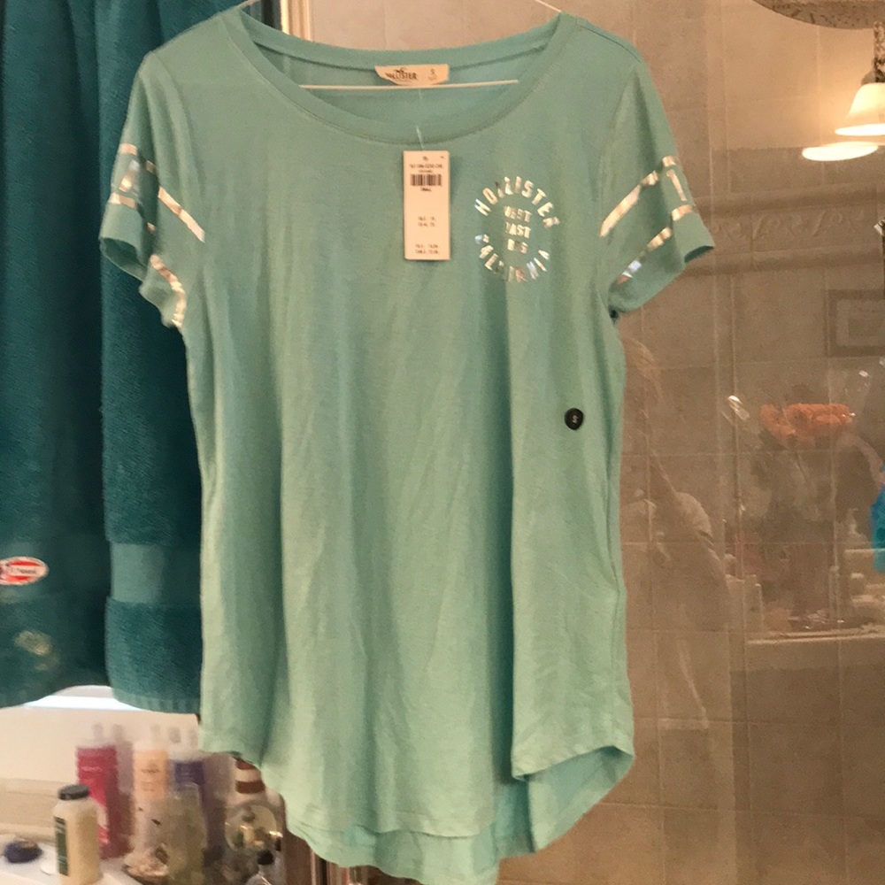 Hollister Small juniors lt blue Jegging t shirt